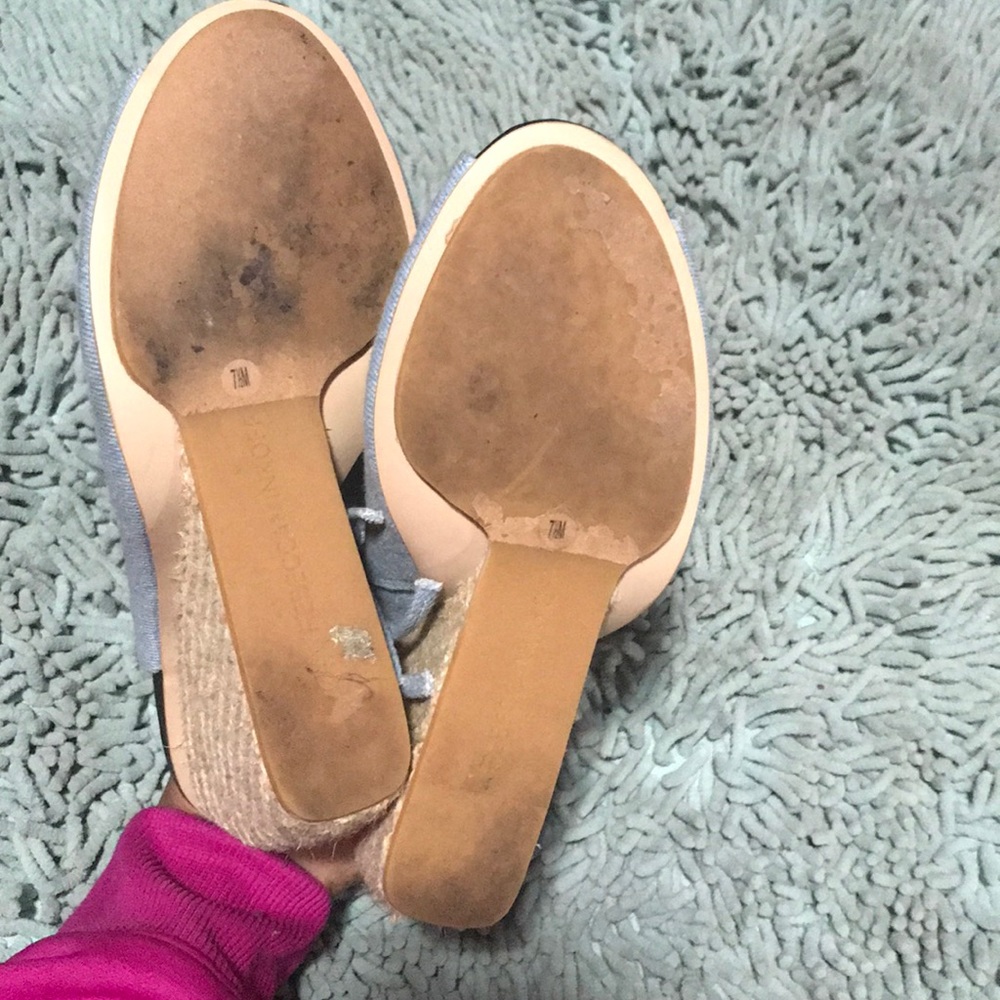 Denim wedge espadrilles - Picture 7 of 8